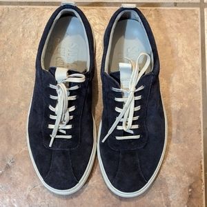Grenson women's Navy blue Suede sneakers Size UK 4, US 6.5